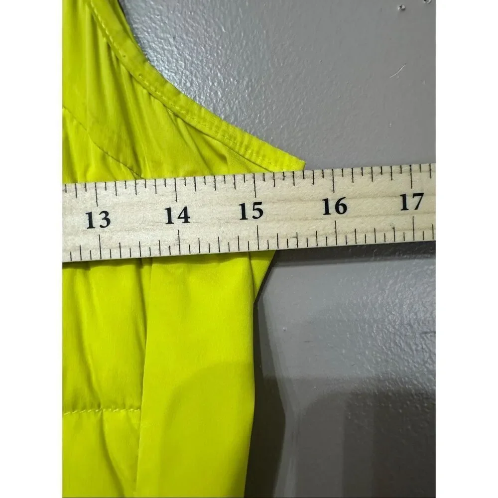 Lululemon Fluffed Up Goose Down Neon Puffer Vest Women's Size 4US